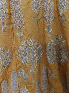 Stunning Yellow Embroidered Gown