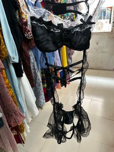 Black Lace Lingerie Set