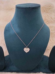 Silver Heart Pendant Necklace