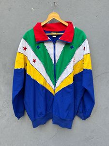 80s vintage silver threads USA jacket