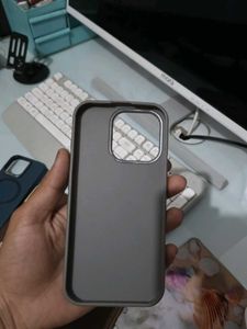 iPhone Case - Sleek Grey with Apple Logo