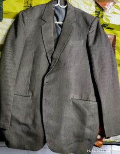 Classic Grey Blazer with koti