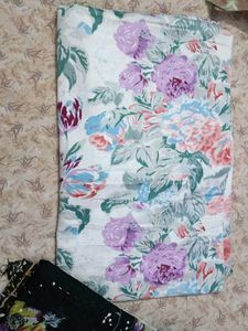 flowered mattress cover with 🆓 blanket