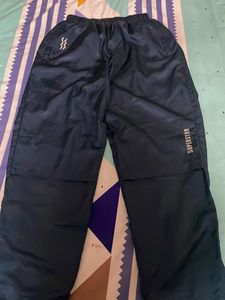 Navy Track Pants bootcut Zippers