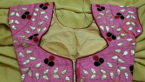 beautiful gotta patti silk saree