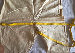 Pure Silk Beige Pants