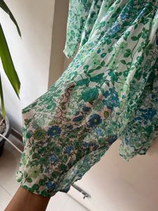 Zara Floral Print Mini Dress