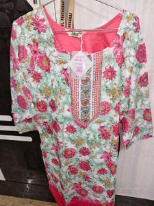 2 Colour Available With 10% Discount Chicken Kurti