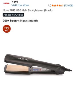 NOVA NHS-860 Hair Straightener