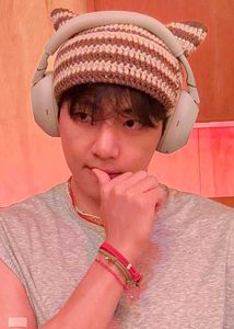 Taehyung inspired crochet Beanie