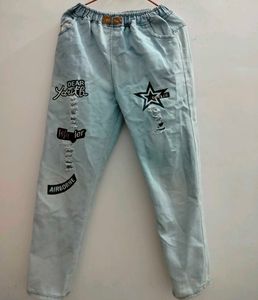 Light Wash Distressed Jeans