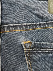 Men's Dark Blue Low-Rise Slim Fit Jeans