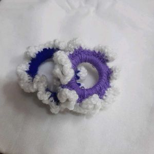 Cute Crochet Hair Ties - Set of 2