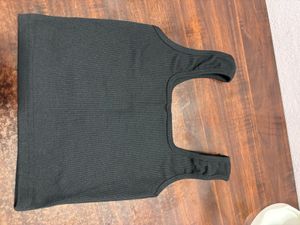 Classic Black Ribbed Tank Top