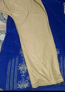 Royal Blue Kurta with Silver Print