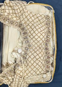 Cream Lehenga Choli Set