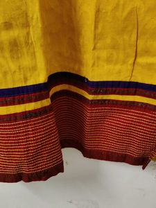 Yellow Kurta with Red Border