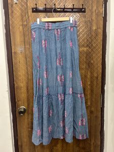 Boho Tiered Maxi Skirt(Brand new )