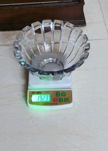 Crystal Glass Heavy Hostess Bowl