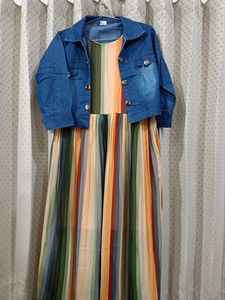 A-line Dress With Jacket 🧥