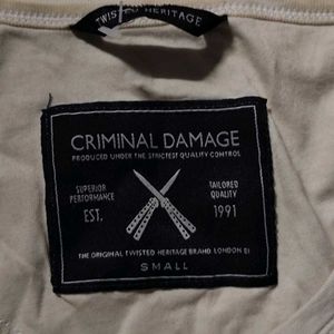 Criminal Damage Graphic Tank Top