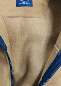 Men's Brown Zip-Up Jacket