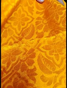 Yellow &amp; Orange Silk Saree