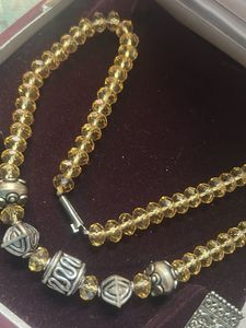 Elegant Beaded Necklace &amp; Earring Set