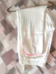 Kipek Off White Cotton Plazo Pant....