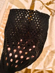 Black Fishnet Top