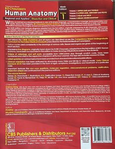 BD Chaurasia's Human Anatomy Vol 1