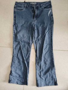 Women's Blue Wash Flare Jeans