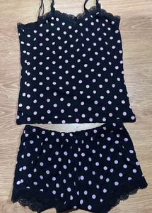 Cute Polka Dot Pajama Set