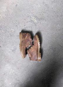 CAT Men's Brown Leather Lace-Up Boots