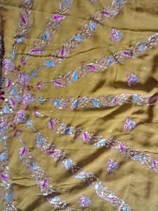 Worked Saree