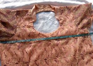 Elegant Peach Embroidered Kurta Set