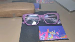 Stylish Purple Cat-Eye Glasses