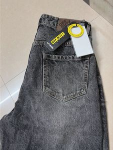 Stylish Grey Wide Leg Jeans