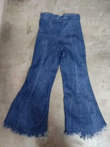 Blue Denim Bell Bottom Jeans