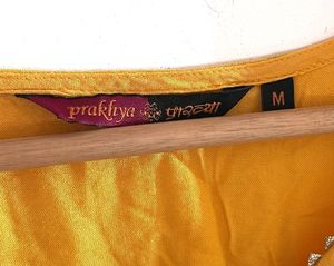 Branded Mustard Sharara Kurta Set