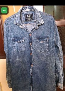 Denim Wash Full Sleeve Shirt