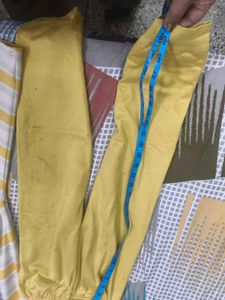 Cute Yellow Striped Motorcycle Pajama Set