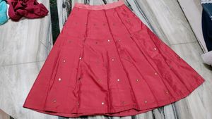 Short Kurti With Skirt Set
