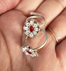 Fine Silver Toe Rings