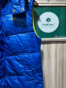 New Balance Sleeveless Hooded Puffer Jacket