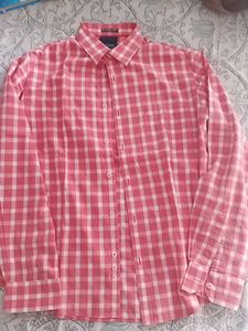 Indian Terrain Pink Checkered Shirt