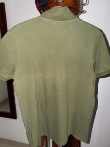 Men's Olive Green Lacoste Polo Shirt