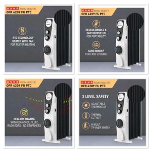🆕USHA Oil Filled Radiator Room Heater