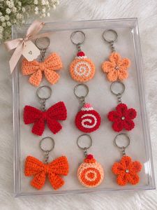 Handmade Crochet Keychain Set