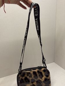 Leopard Print Crossbody Bag